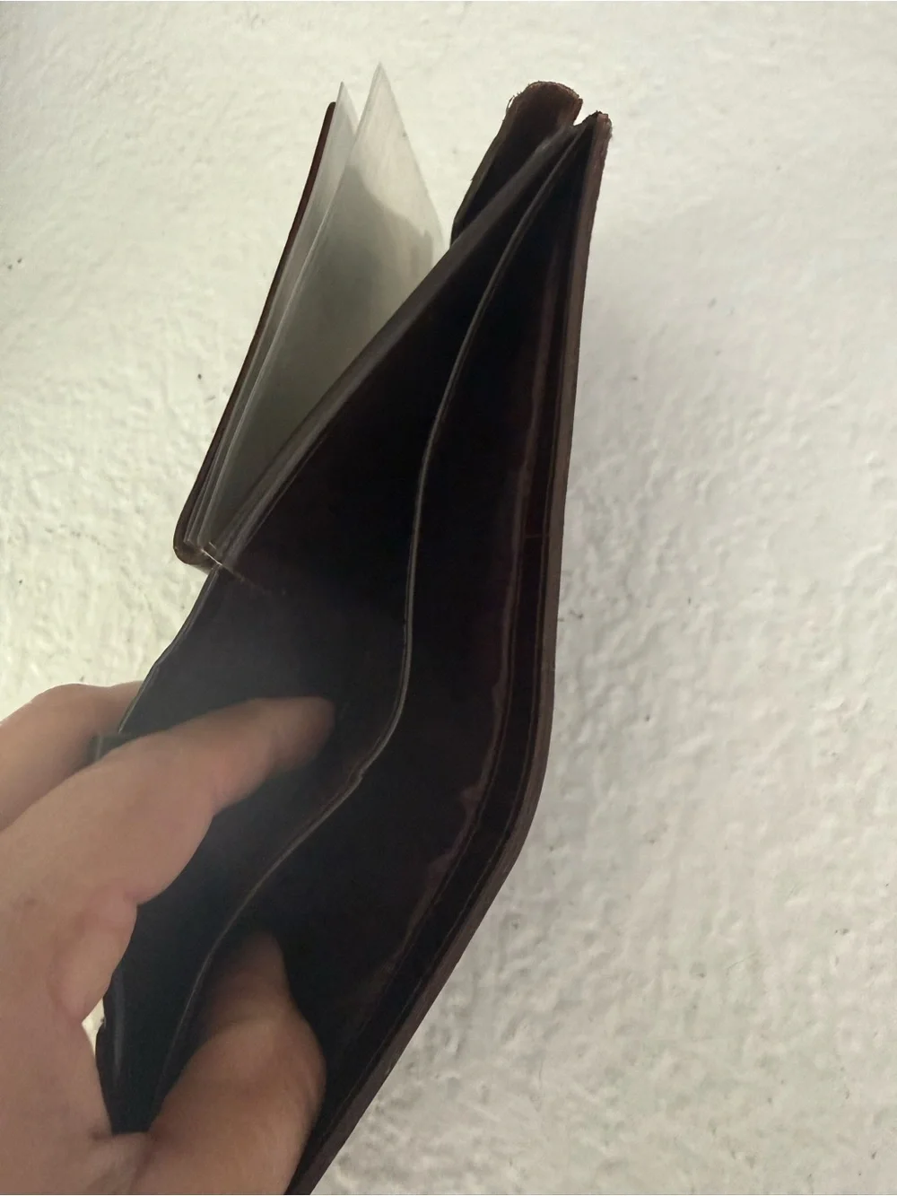 Men's Dark Brown Alligator Leather Bifold Wallet